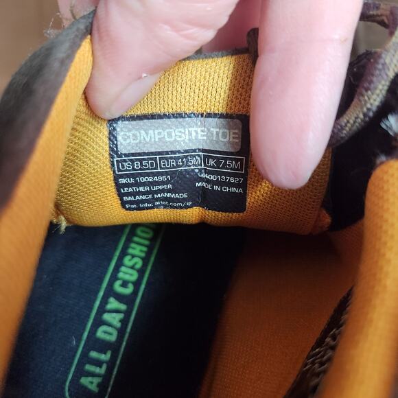 Ariat Edge LTE Chukka Composite Toe Workboot Size Mens 8.5 - Picture 8 of 8